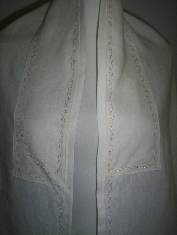 White Atonement Tallit 100% Linen